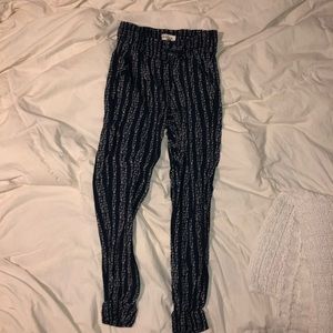 Abercrombie Kids girls tribal print pants joggers